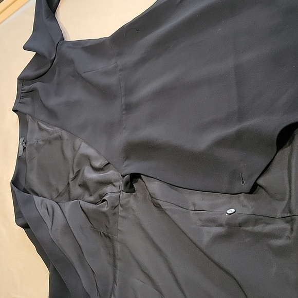 J. Crew Size 00 Black Long Sleeve Wrap Dress, Excellent Used Condition - Picture 14 of 14